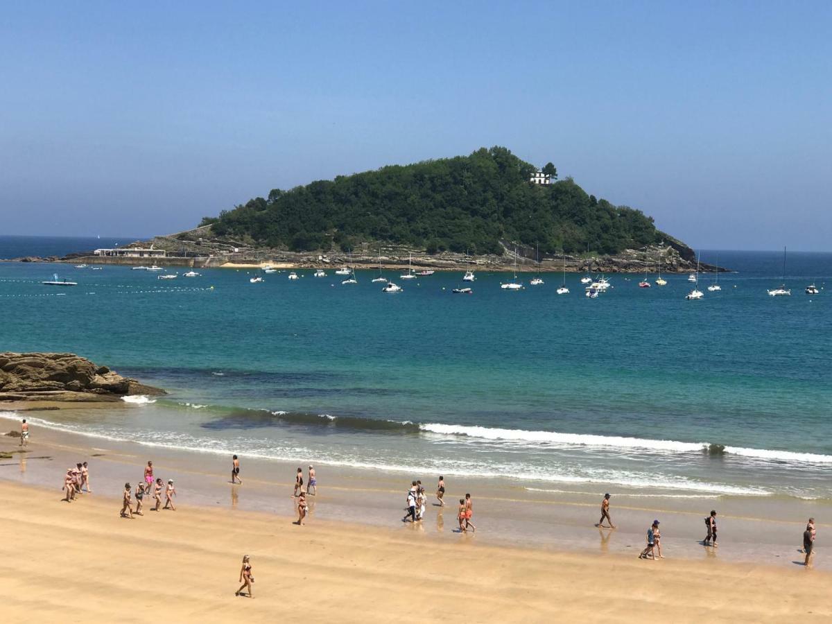 La Madame On La Concha Beach, Seaview Apartment San Sebastián Exteriér fotografie
