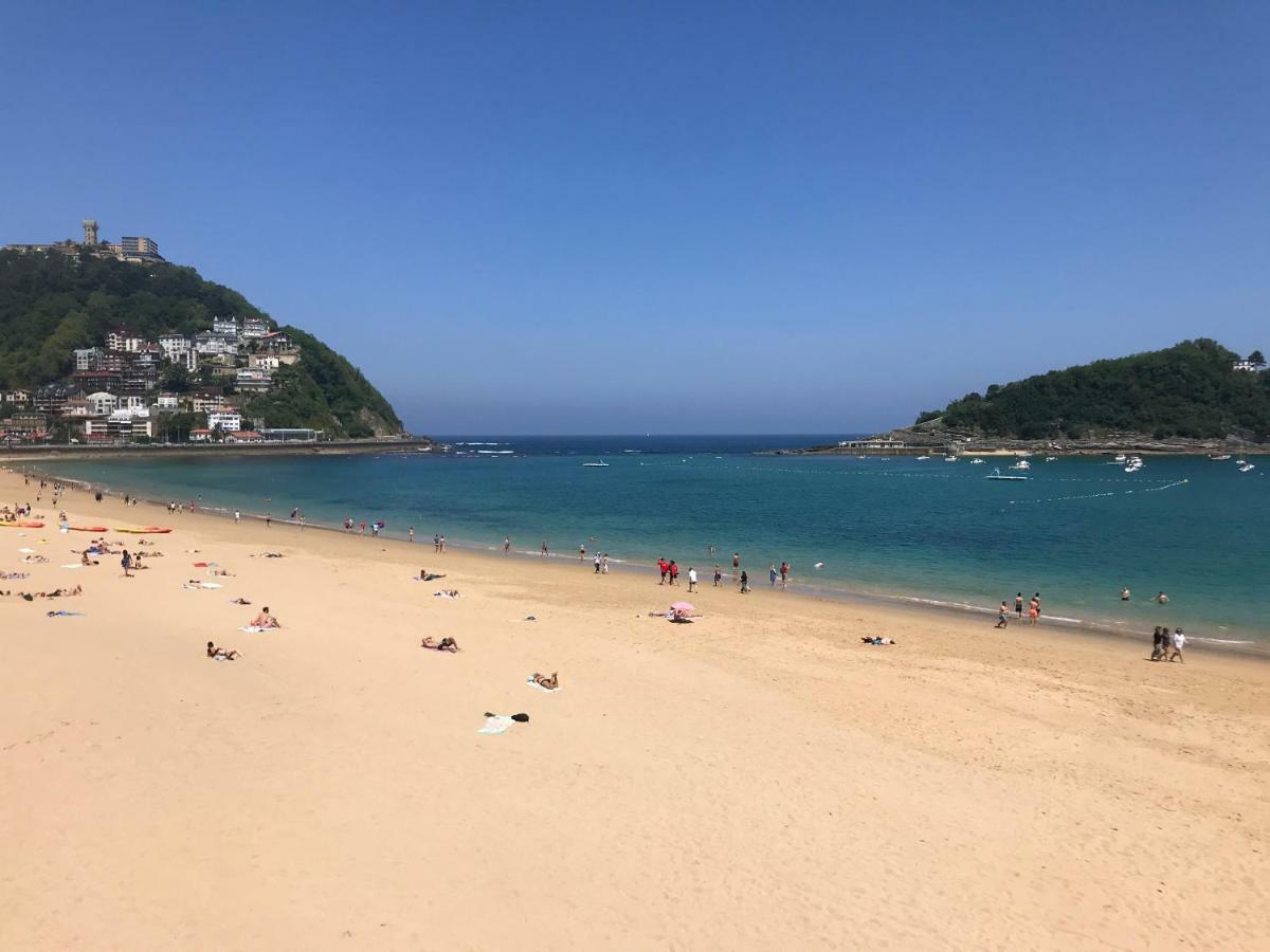 La Madame On La Concha Beach, Seaview Apartment San Sebastián Exteriér fotografie