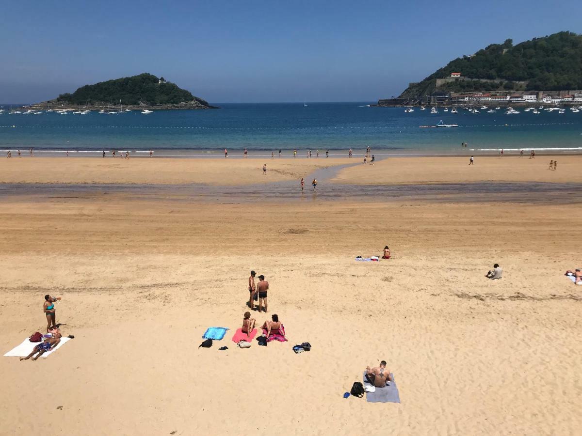 La Madame On La Concha Beach, Seaview Apartment San Sebastián Exteriér fotografie