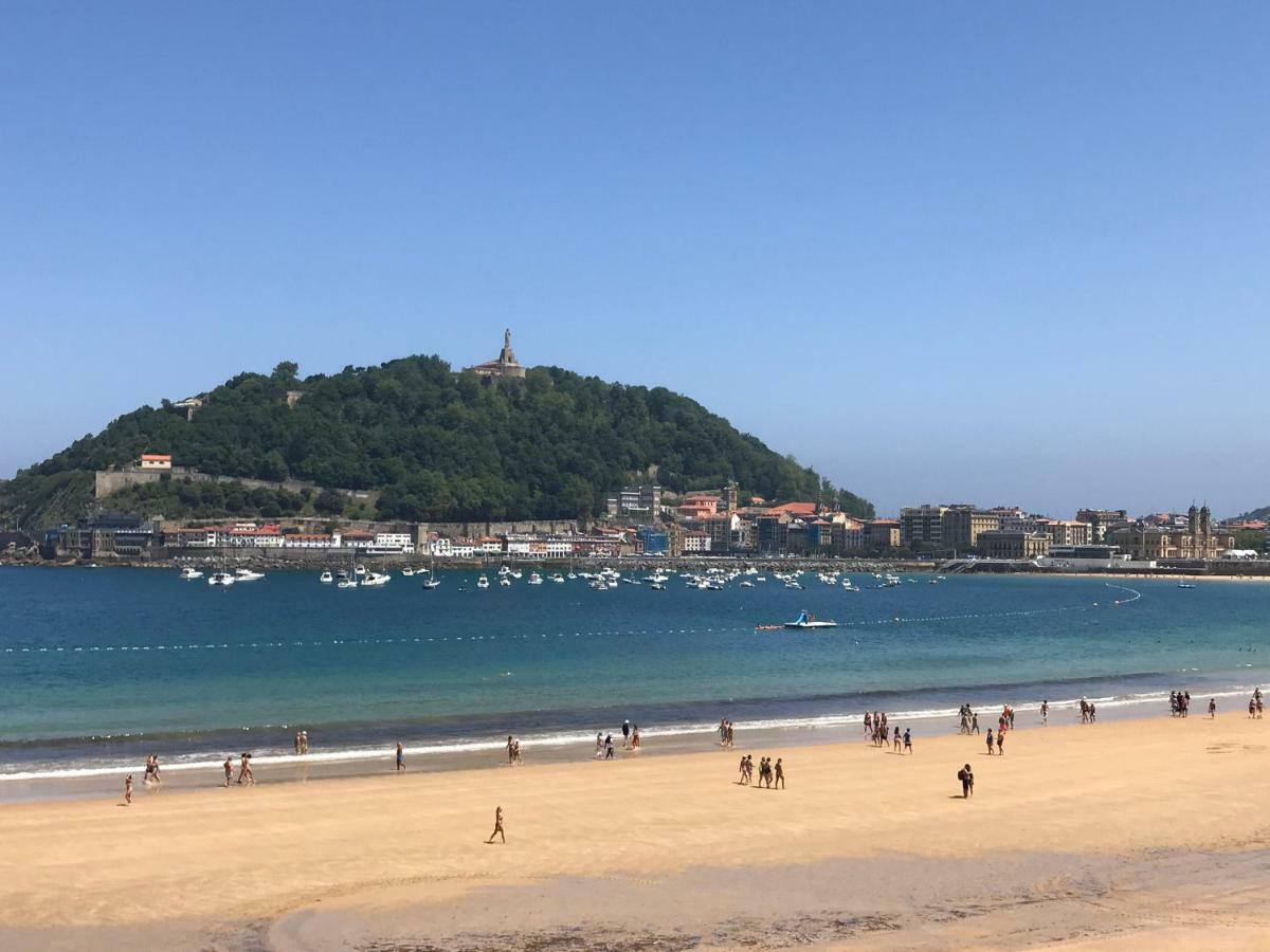 La Madame On La Concha Beach, Seaview Apartment San Sebastián Exteriér fotografie