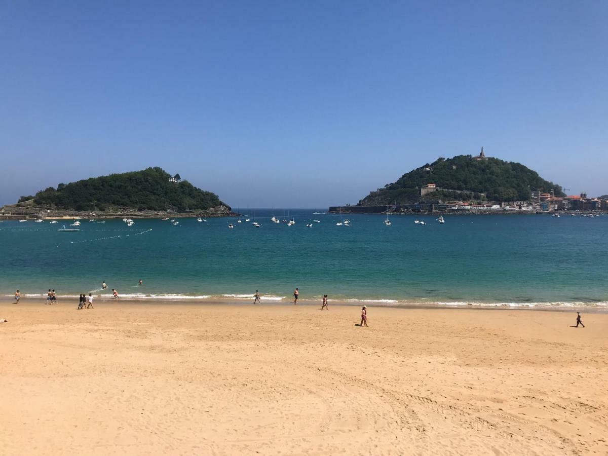 La Madame On La Concha Beach, Seaview Apartment San Sebastián Exteriér fotografie